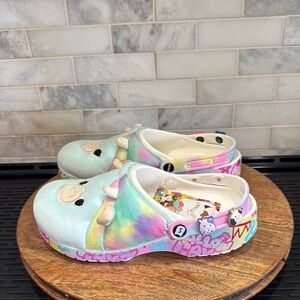 Crocs Squishmallow Caedia Blu Cow Classic Clog NWOT